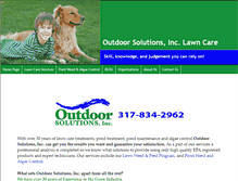 Tablet Screenshot of outdoorsolutionsinc.us